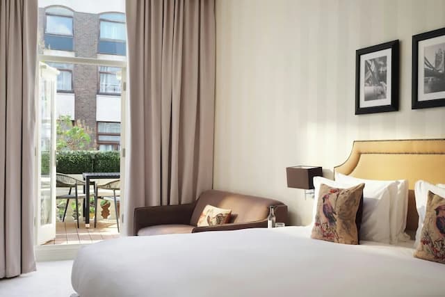 傲途格精選森雅酒店-豪華客房, 1 張特大雙人床, 露台-5