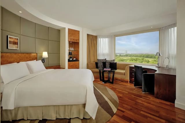 The Park Tower Knightsbridge, A Luxury Collection Hotel-全景客房, 2 张单人床-12