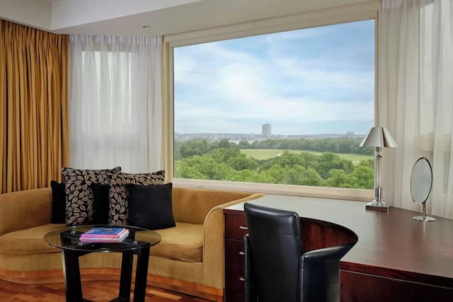 The Park Tower Knightsbridge, A Luxury Collection Hotel-全景客房, 1 张特大床-5