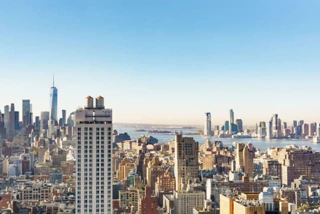 TownePlace Suites by Marriott New York Manhattan/Chelsea-開放式客房, 1 張特大雙人床, 簡易廚房, 城市景觀-10