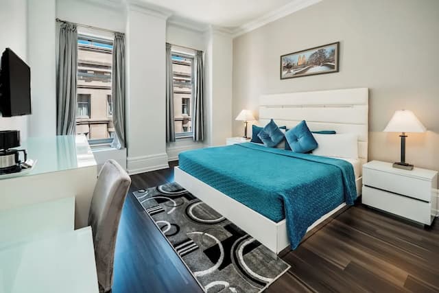 Congress Plaza Hotel-标准房, 1 张特大床, 湖景-4