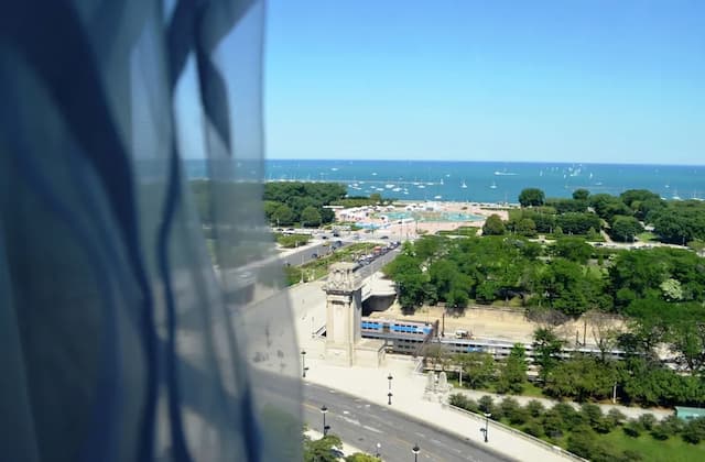 Congress Plaza Hotel-标准房, 2 张双人床, 湖景-2