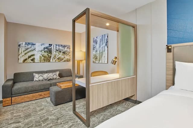 SpringHill Suites by Marriott Chicago Chinatown = 芝加哥中國城萬豪春丘套房飯店-套房, 2 張加大雙人床-3