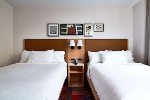 호텔 인디고 NYC 파이낸셜 디스트릭트 바이 IHG-스탠다드룸, 퀸사이즈침대 2개-2