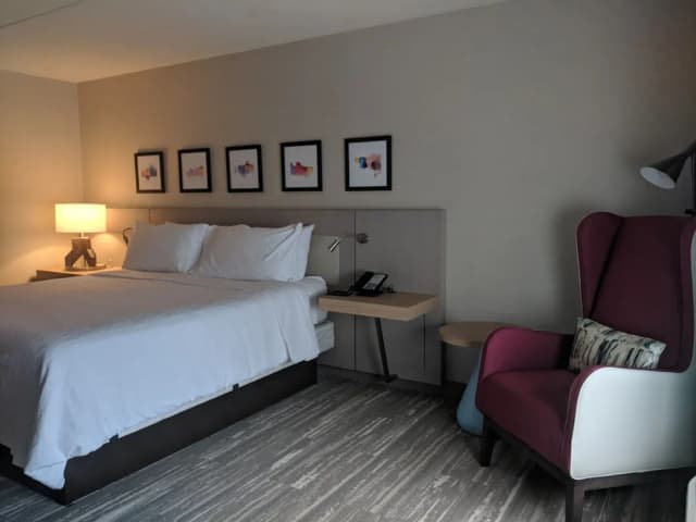 芝加哥北岸/埃文斯頓希爾頓花園飯店-客房, 1 張特大雙人床, 無障礙, 非吸煙房-2