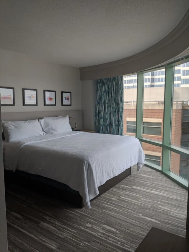 芝加哥北岸/埃文斯頓希爾頓花園飯店-套房, 1 張特大雙人床, 非吸煙房-1