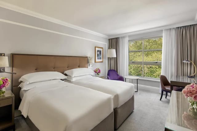 ハイアット リージェンシー ロンドン、ザ チャーチル-ルーム シングルベッド 2 台 ガーデンビュー-4