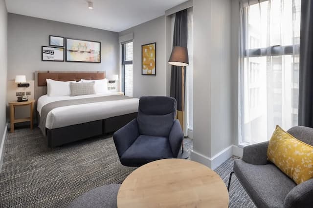 倫敦佛賀駐橋套房公寓酒店 (IHG 旗下酒店)-開放式套房, 1 張特大雙人床, 小廚-2