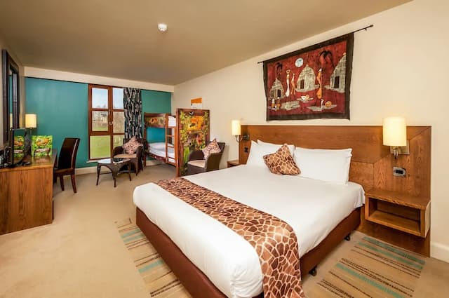 チェシントン リゾート ホテル-Safari Double room with bunk beds-1