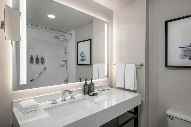 シェラトン ラガーディア イースト ホテル-ルーム ダブルベッド 2 台 (View)-4