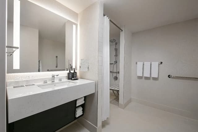 シェラトン ラガーディア イースト ホテル-ルーム キングベッド 1 台 (View)-4