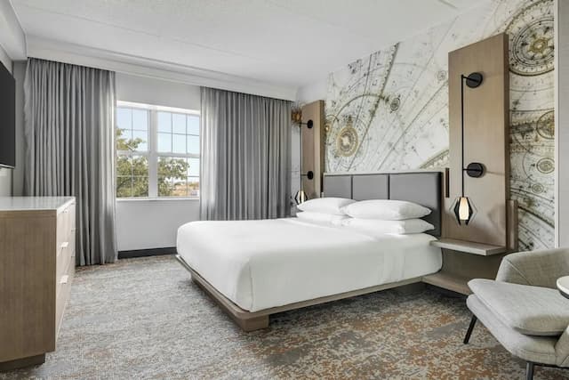 芝加哥米德韋機場萬豪飯店-行政客房, 1 張特大雙人床-3