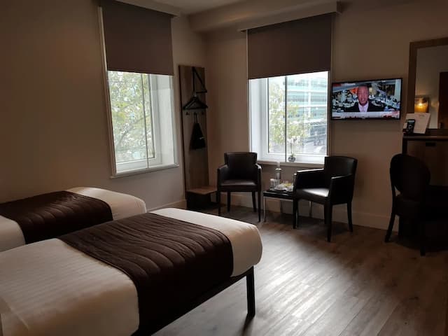 Euston Square Hotel-标准双床房-2