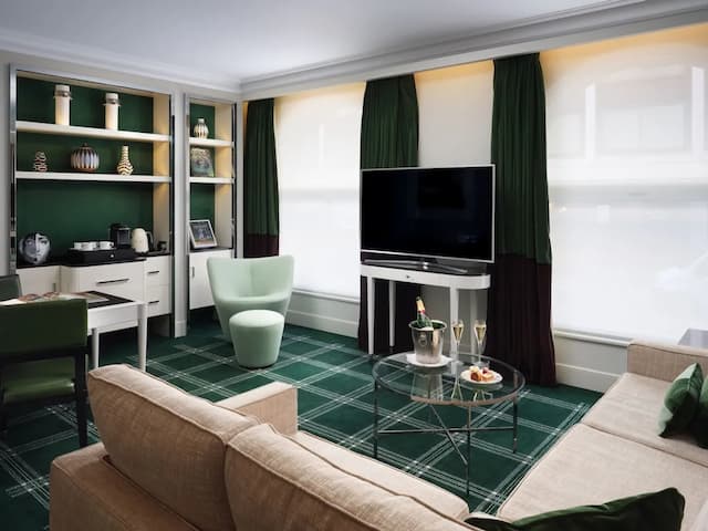 Sofitel London St James-华丽套房, 1 张特大床和 1 张沙发床 (Separate Living Room with Sofa Bed)-4
