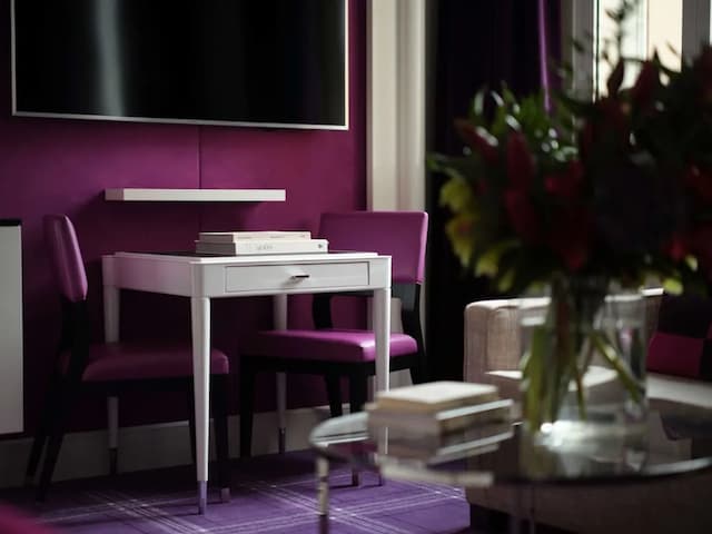 Sofitel London St James-开间, 1 张特大床和 1 张沙发床 (Lounge Space, Waterloo Place View)-2