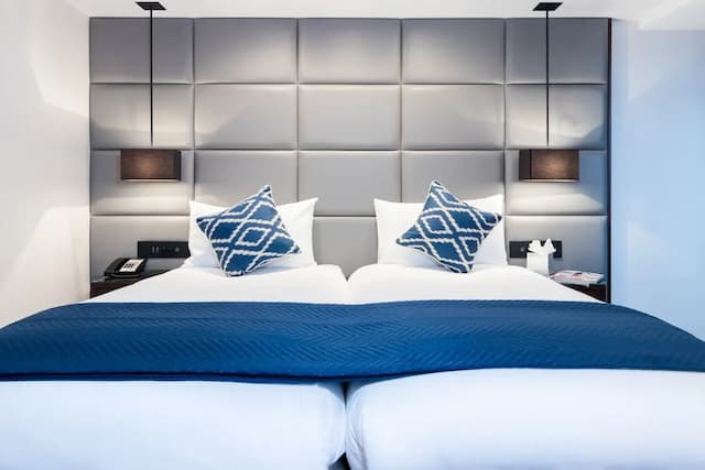 倫敦帕丁頓奇爾沃斯酒店-豪華雙床房-3