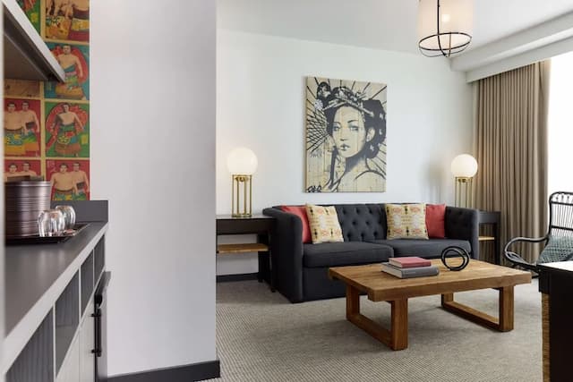 卡布其酒店 - 凱悅尚選品牌成員-套房, 1 張特大雙人床及 1 張梳化床-4