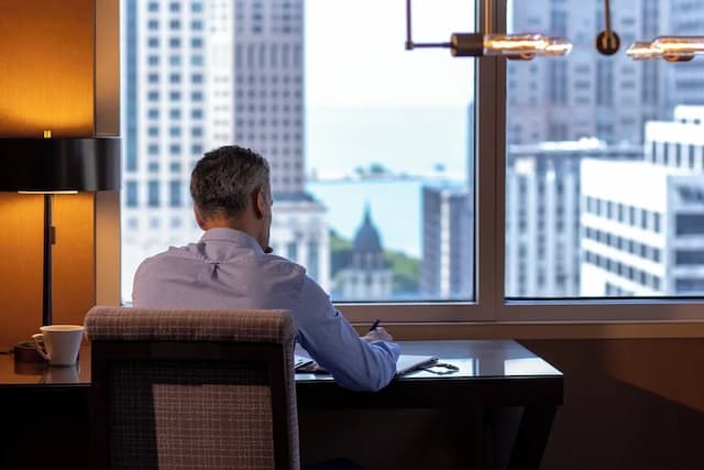 芝加哥歐姆尼飯店-奢華套房, 1 張特大雙人床 (Governors Suite)-6