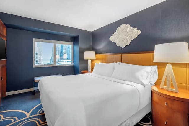 芝加哥歐姆尼飯店-行政套房, 1 張特大雙人床-6