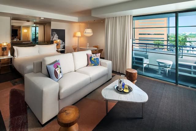 比華利山莊 SLS 豪華精選酒店-開放式套房, 1 張特大雙人床, 露台-1