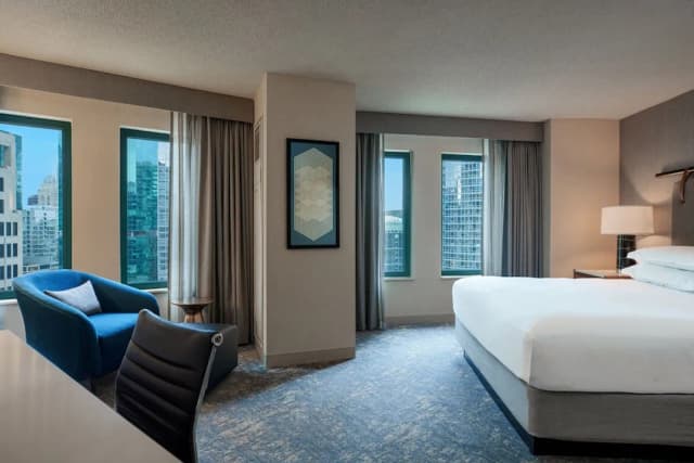 쉐라톤 그랜드 시카고 리버워크-룸, 킹사이즈침대 1개, 강 전망-2