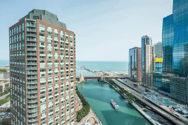 쉐라톤 그랜드 시카고 리버워크-이그제큐티브 스위트, 침실 1개, 호수 전망-10