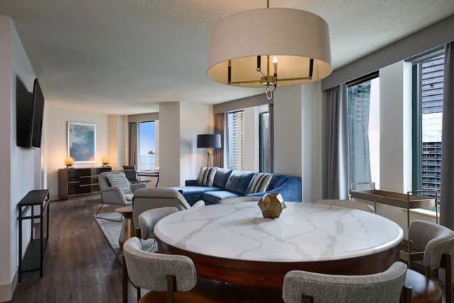 쉐라톤 그랜드 시카고 리버워크-스위트, 침실 1개-1