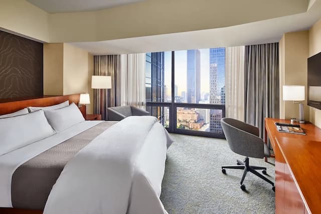 威斯汀洛杉磯博納旺蒂爾套房酒店-頂級客房, 1 張特大雙人床 (View)-1