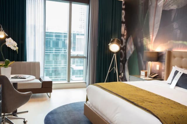 호텔 인디고 로스앤젤레스 다운타운 바이 IHG-스탠다드룸, 킹사이즈침대 1개, 시내 전망-1
