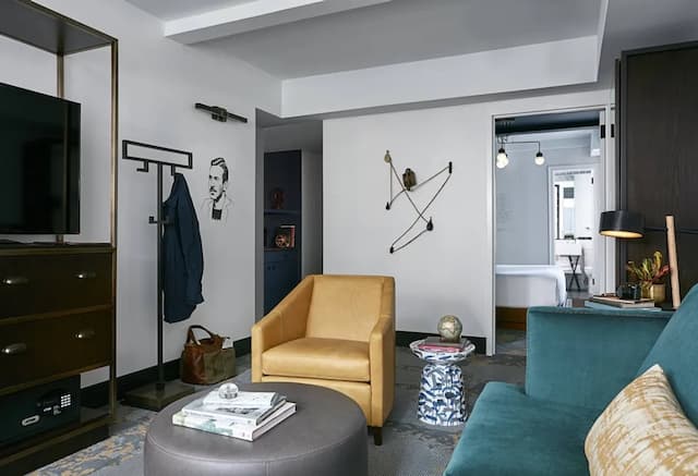 더 렌윅-갤러리 스위트, 킹사이즈침대 1개 및 소파베드-8