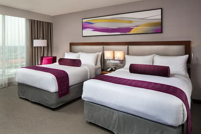 西公園單車娛樂場酒店-豪華客房, 2 張加大雙人床-1