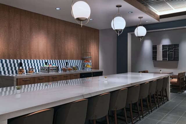 휴스턴 메리어트 메디컬 센터/뮤지엄 디스트릭트-클럽룸, 킹사이즈침대 1개 및 소파베드-7