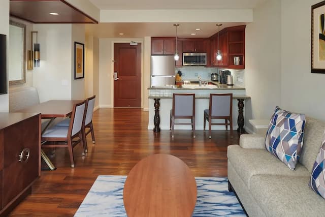 ヒルトン グランド バケーションズ クラブ グランド ワイキキアン ホノルル-スイート 1 ベッドルーム シティビュー (1 King w/Sofabed, Limited Ocean View)-4