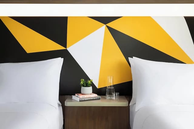 M 소셜 호텔 타임스 스퀘어 뉴욕-슈피리어룸, 킹사이즈침대 1개 (Hudson River View)-18