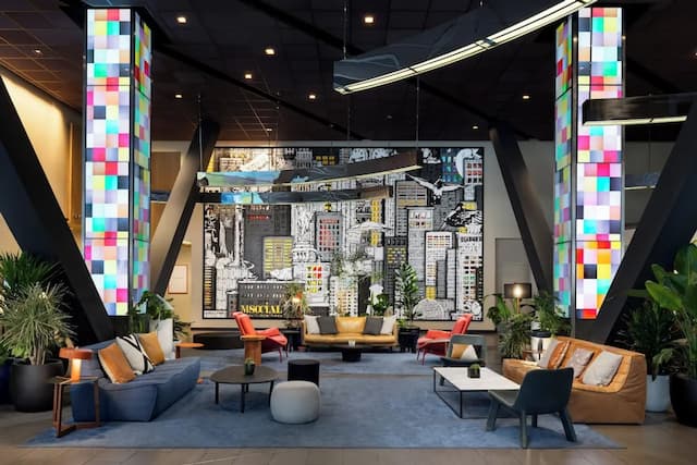 M 소셜 호텔 타임스 스퀘어 뉴욕-슈피리어룸, 더블침대 2개 (Hudson River View)-3