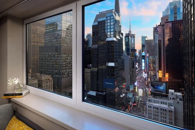 M 소셜 호텔 타임스 스퀘어 뉴욕-디럭스룸, 킹사이즈침대 1개 (Times Square)-5