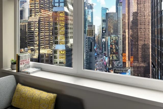 M 소셜 호텔 타임스 스퀘어 뉴욕-디럭스룸, 더블침대 2개 (Times Square)-8