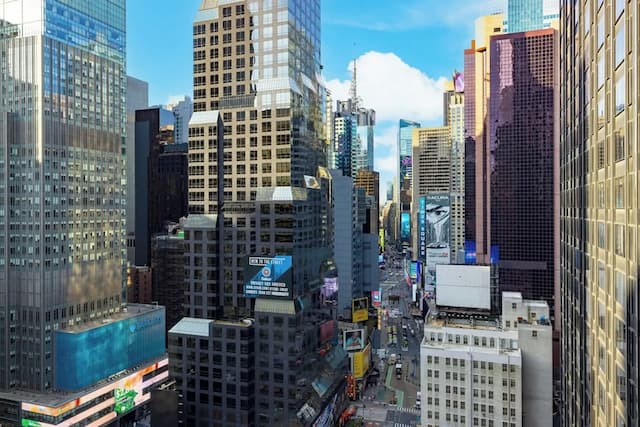 M 소셜 호텔 타임스 스퀘어 뉴욕-디럭스룸, 더블침대 2개 (Times Square)-12