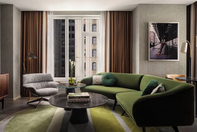 フォー シーズンズ ホテル ニューヨーク ダウンタウン-スイート キングベッド 1 台 禁煙 テラス (Gotham)-9