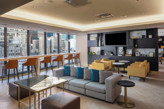 New York Marriott Marquis-Executive Suite, 1 King Bed with Sofa bed (M Club Lounge Access)-6