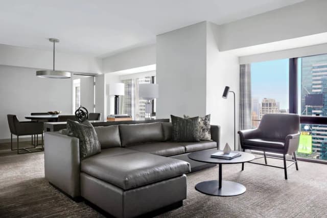 New York Marriott Marquis-Executive Suite, 1 King Bed with Sofa bed (M Club Lounge Access)-1
