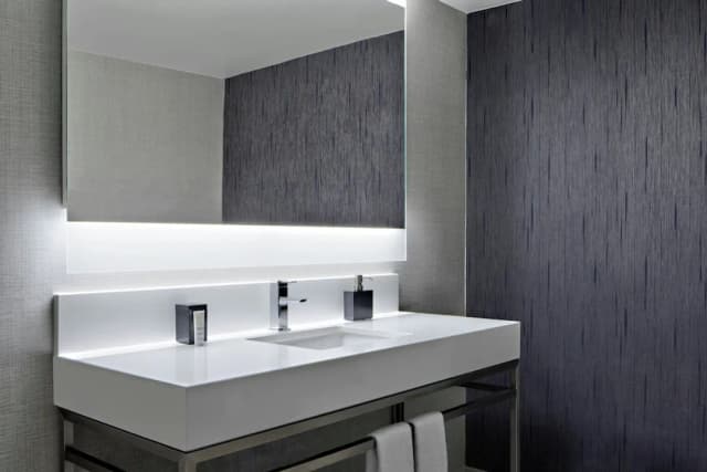 뉴욕 메리어트 마르퀴스-패밀리룸, 침대(여러 개), 코너 (2 Double Beds, 1 King Bed, Sofa Bed)-7
