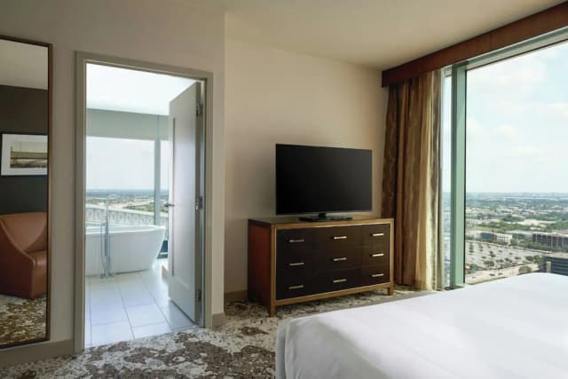 메리어트 마퀴스 휴스턴-이그제큐티브 스위트, 침실 1개, 공원 전망-10