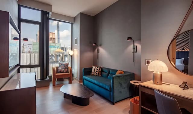 紐約時代廣場 Tempo by Hilton 飯店-套房, 1 張特大雙人床 (Hearing)-4