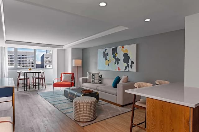 The Royal Sonesta Chicago Downtown-Superior Suite, 1 King Bed, River View-1