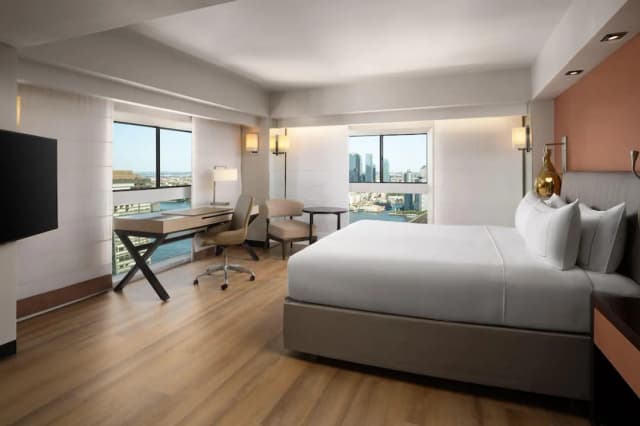 Millennium Hilton New York One UN Plaza-Deluxe Room, 1 King Bed, City View (Mobility, Roll-In Shower)-8