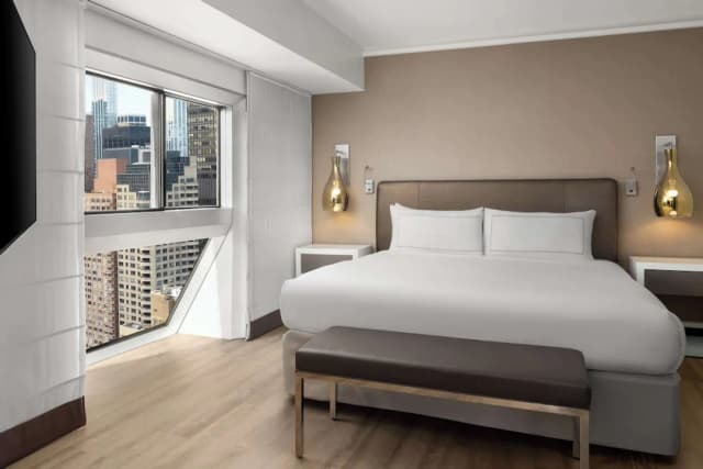Millennium Hilton New York One UN Plaza-Deluxe Suite, 1 Bedroom (Skyline)-5