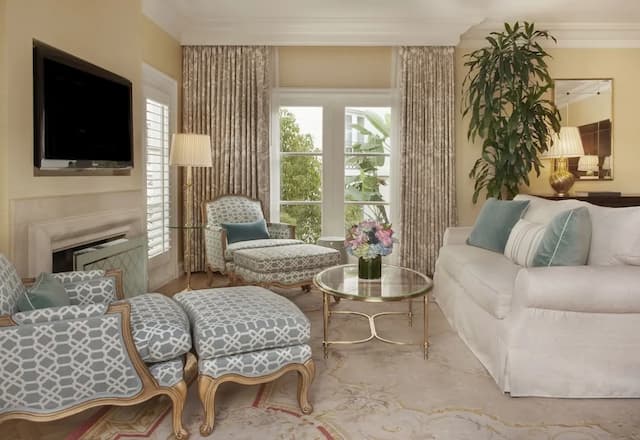 더 페닌슐라 베벌리 힐스-Villa Suite, 스위트, 킹사이즈침대 1개-3