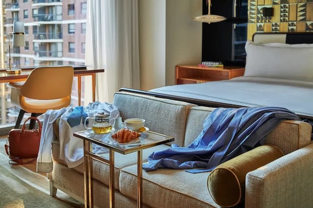 芝加哥總督飯店-頂級客房, 1 張特大雙人床-2