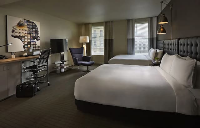 ホテル ゼッタ サンフランシスコ-ルーム ダブルベッド 2 台 車いす対応 (Roll-in Shower)-1